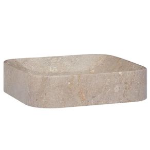 Sink Cream 40x40x10 cm Marble