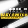 LED Torch 2000 Lumens Gifts for Men Dad Kids, Zoomable Torches Led Super Bright Flashlight, Powerful Torches Battery Powered Water Resistant 5 Modes Mini Tactical Torch for Camping Xmas Gifts Image 6