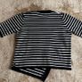 Black and White Striped Top Image 6