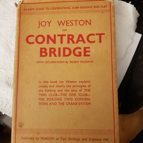Contract Bridge By Joy Weston. First edition. c/w Dust Jacket.
