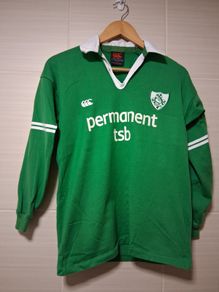 Ireland Rugby Jersey.  Ladies Size 12. Authentic Original Canterbury Jersey From Season 2002 / 2003. Not A Modern Day Remake.