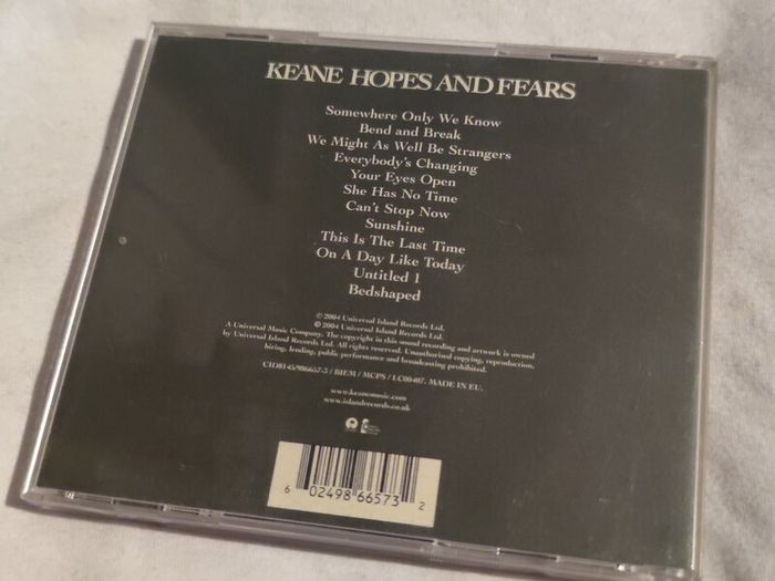 Keane - Hope & Fears Cd