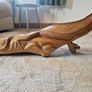 Carved wooden iguana Image 8