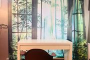 white desk