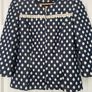 Arggido Blue and Cream Zip Front Dot Jacket - Size 40 (M) Image 7