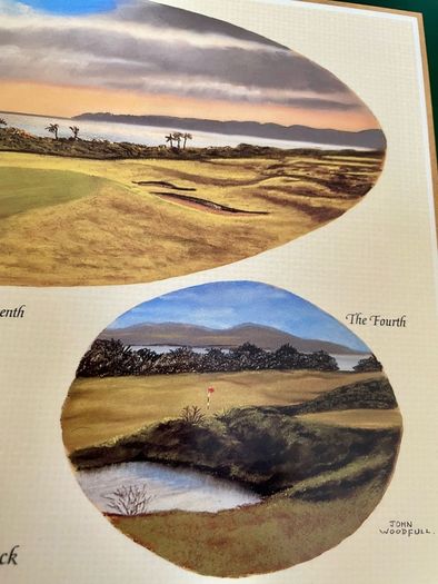 Six Vintage Irish Golfing Greats by Pimpernel Place Mats with Tips from Christy O Connor Senior