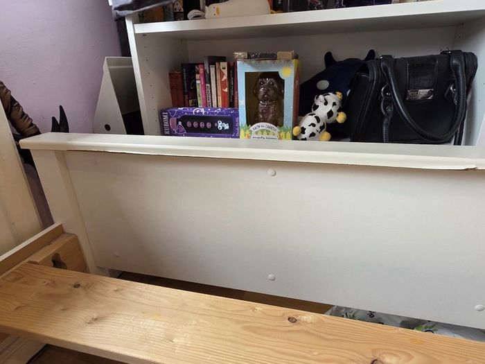 Single bed and mattress