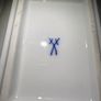 Genuine Meissen Porcelain Vide-Poche, Trinket Dish. Relief Sword Collection Image 2