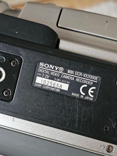 Sony Dcr-vx2000e Pal