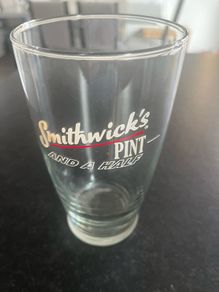 Smithwicks Pint and a Half beer glass