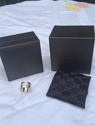 Gucci Boxed Sterling Silver Ring