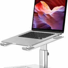 Laptop Stand, Ergonomic Adjustable Computer Stand, Aluminium Alloy Height Holder Riser Compatible with MacBook Air Pro, Dell, HP, Lenovo Samsung (More 11-17" Laptops)