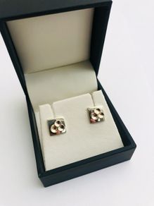 Brand New 9ct Gold & 925 Silver Earrings