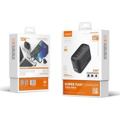 Ldnio Ld 65w Gan Pd 3 X Usb-c Charger