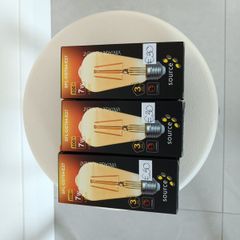3 Source vintage filament light bulbs