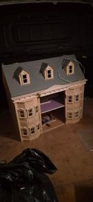 Large Wooden Dollhouse. Great Project for Someone