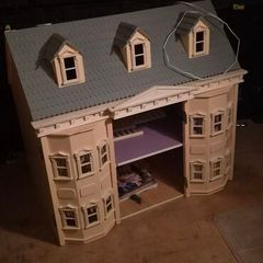 Large Wooden Dollhouse. Great Project for Someone