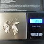 Vintage Sterling Silver 925 Leaf Dangle Earrings Image 4