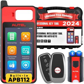 Autel MaxiIM KM100 Key Fob Programmer Immobilizer Tool Key Creation IMMO Learning Chip Read Write Cloning Frequency Detection