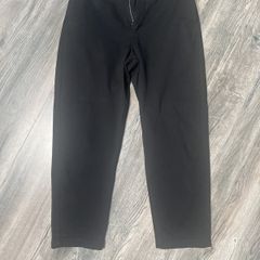 100% Organic Cotton Wax London Black Trousers