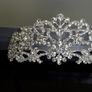 Bride's Designer Crystal Head Piece Image 5