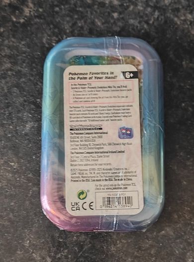 FREE Tracked Shipping. Pokemon Prismatic Evolutions Mini Tin