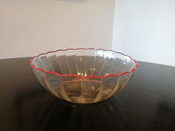 Vintage 1950s French Glass Bowl