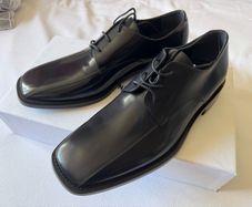 Balenciaga Rim Hi-Shine Derby Shoes for men