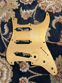 Anodised Strat pickguard