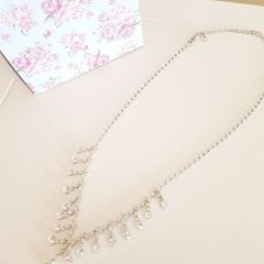Silver Diamante Necklace