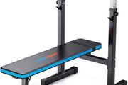 Adjustable Weight Bench with Dip Station Folding Heavy Duty Weight Lifting Bench Home Training Gym Multiuse Workout Bench (FREE POSTAGE)