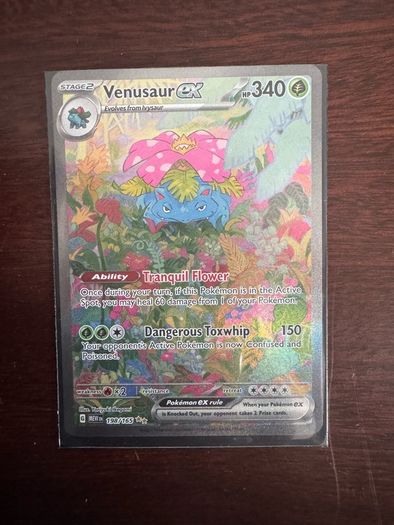 Pokemon Venusaur ex Scarlet & Violet 151 Special Illustrated Rare