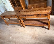 Mexican console tables x 2