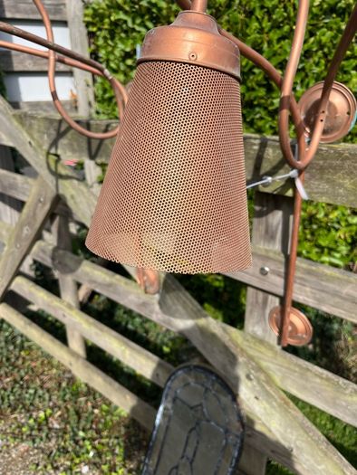 2 copper style  wall lamps