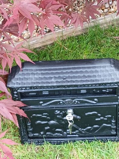 Antique Cast Iron Post Box
