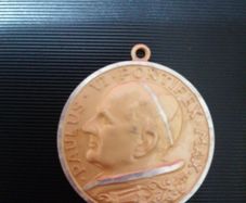 Vintage Catholic Pope V1 Paul's Pontifex Max Medal/ Pendant