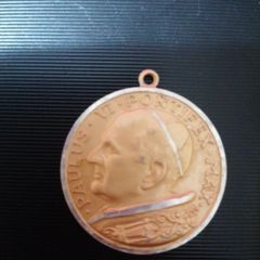 Vintage Catholic Pope V1 Paul's Pontifex Max Medal/ Pendant