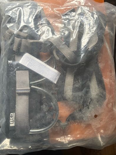 Selection of unused climbing equipment