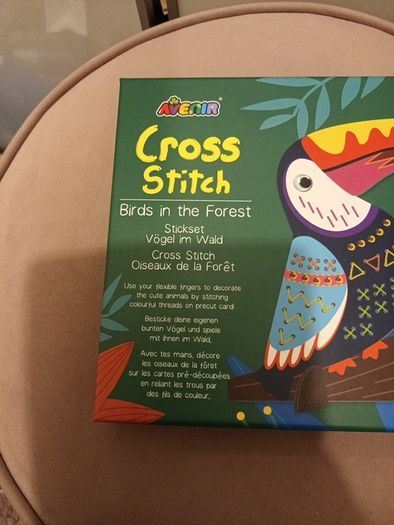 3D First children's cross stitch craft kit