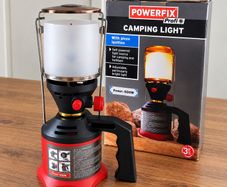 Powerfix Profi 500W Butane Gas Camping Light / Lantern