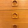 Vintage Danish Teak LP Record Cabinet & Media Console Image 7
