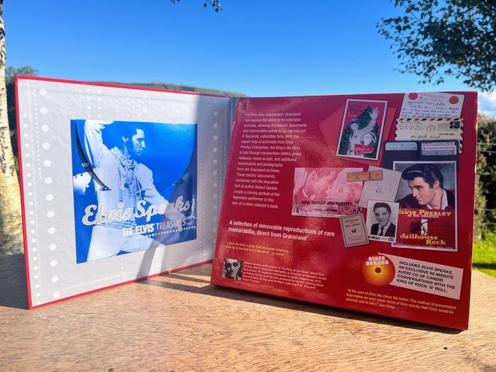 vintage Elvis Book with CD