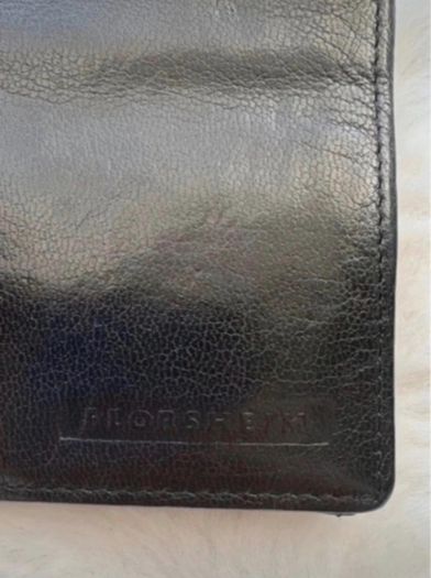 mens leather bifold wallet