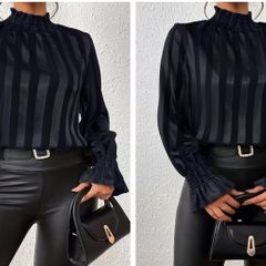 Brand New Long Sleeve Striped Top - Size - 2XL - RRP - 11.96