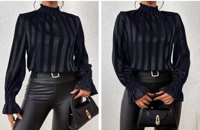 Brand New Long Sleeve Striped Top - Size - 2XL - RRP - 11.96