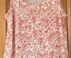 Size 14 Cream Linen Top