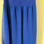 Royal blue chiffon dress UK 8 Image 3