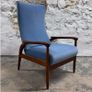 Mid-century Greaves & Thomas Lounge Chair With Complementary Ottoman Image 4