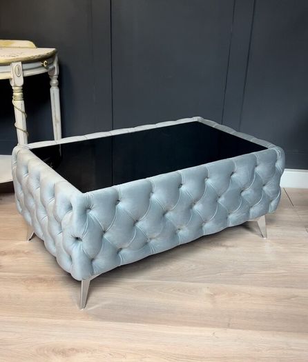 Chester Lux grey Coffee Table 83x63x35cm Free Delivery