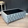 Chester Lux grey Coffee Table 83x63x35cm Free Delivery Image 2
